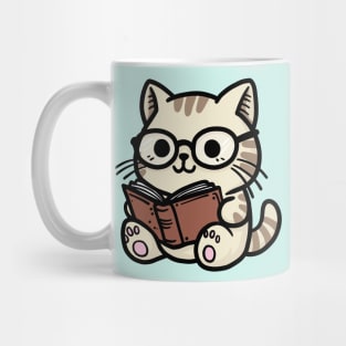 Little Reader Cat Mug